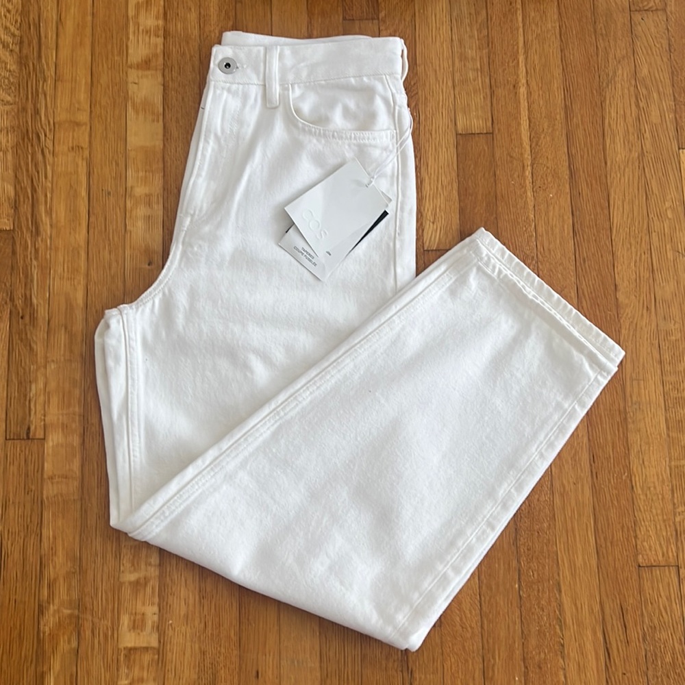 Cos white jeans